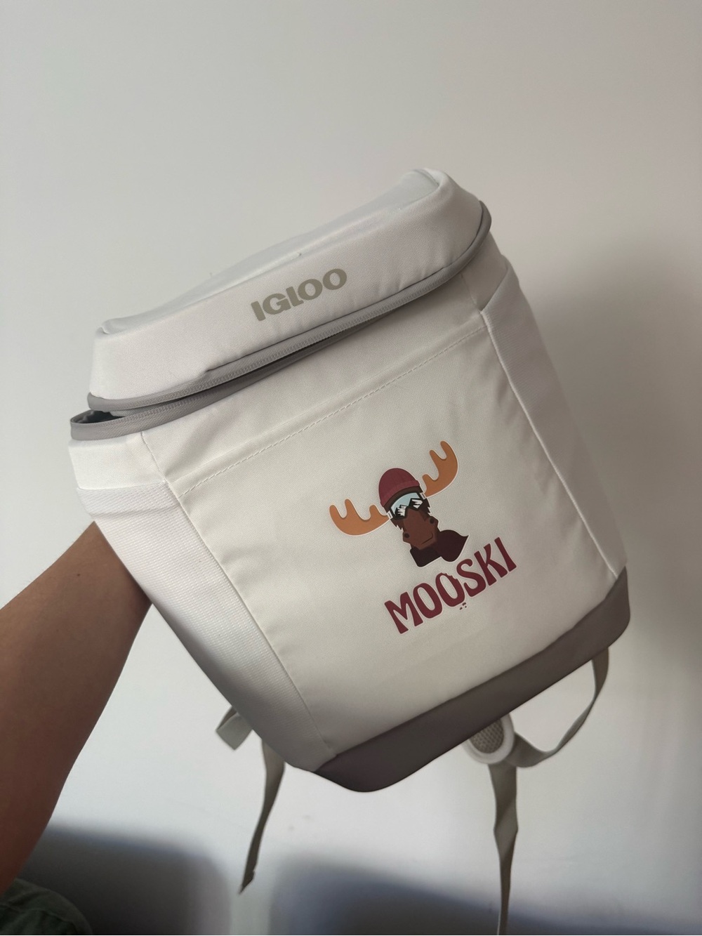 Igloo White & Gray Backpack Cooler